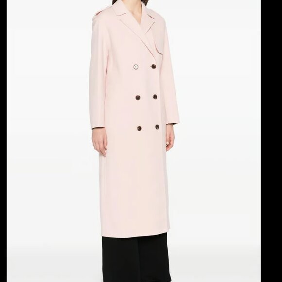 Theory DB Overcoat New Blush New Divide Size S - Picture 2 of 9